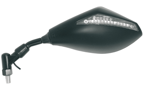 Oglinda universala stanga cu semnal LED, negru, cod E-347 I