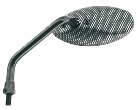 Oglinda universala stanga, carbon mat, cod E-532 I